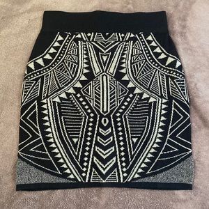 Retro knit mini skirt✨